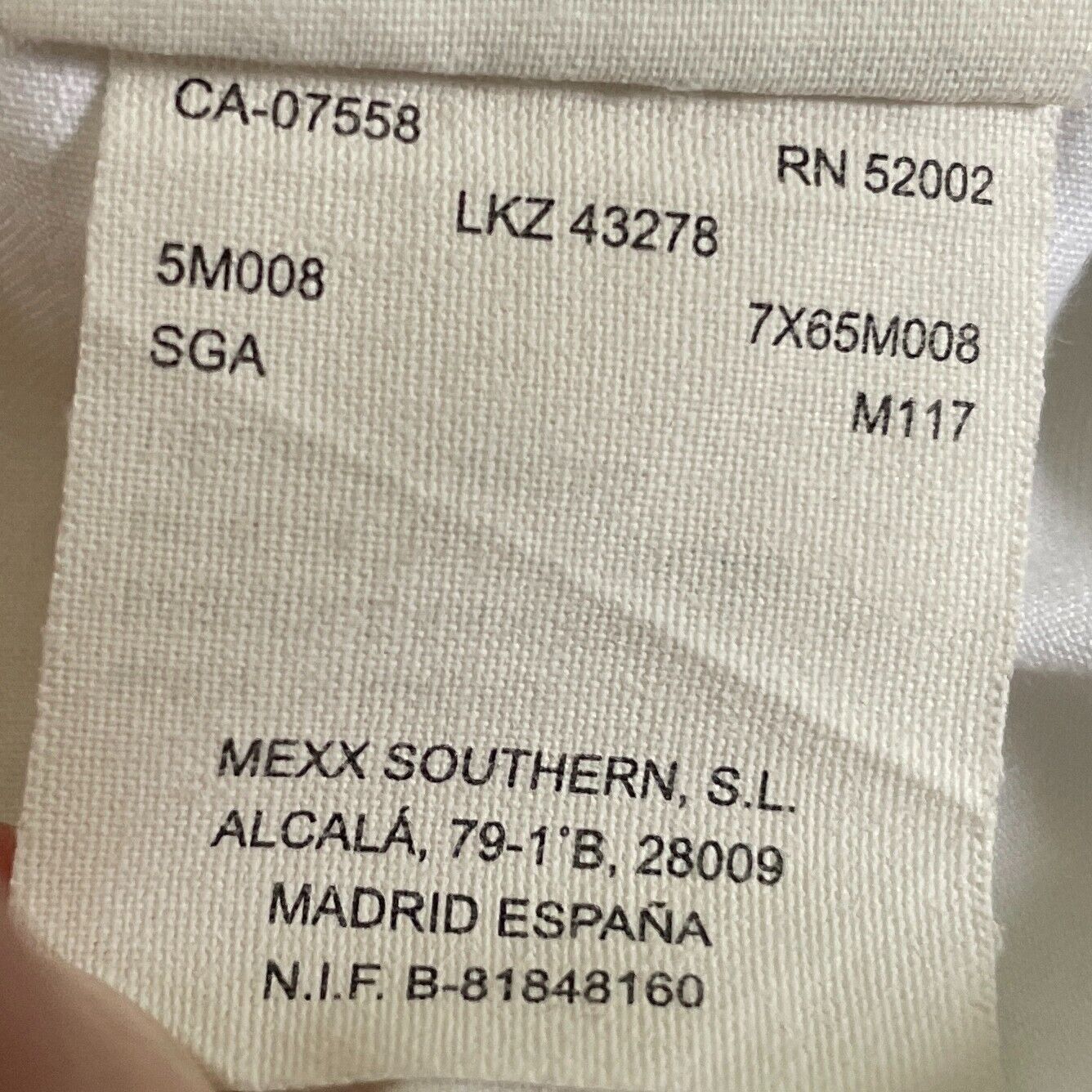 MEXX 74 White Cotton Long Utility Pants Button Fly Low Rise Size 16