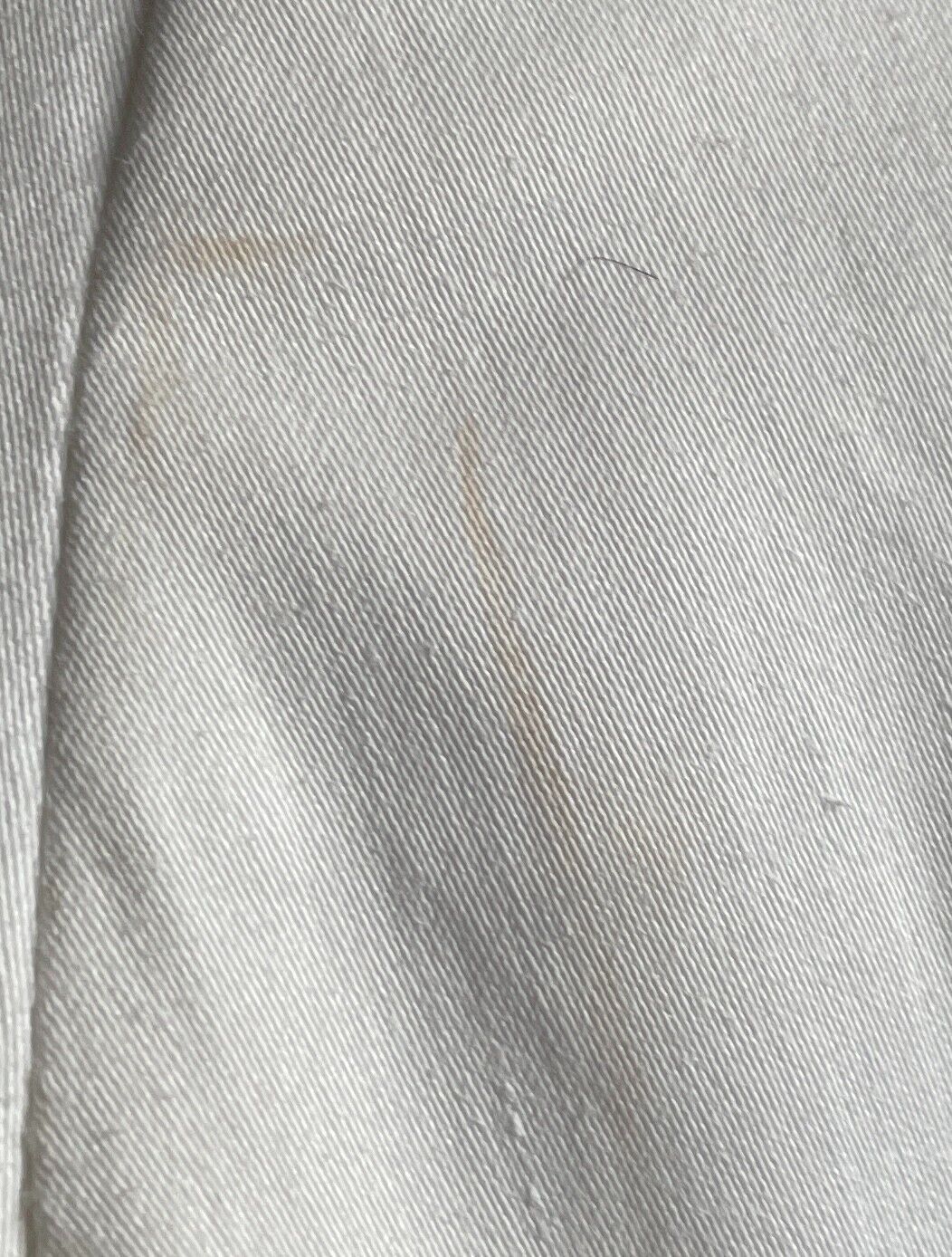 BAROMETER Jacket White Long Sleeve Single Breasted Stretch Blazer  Size 8