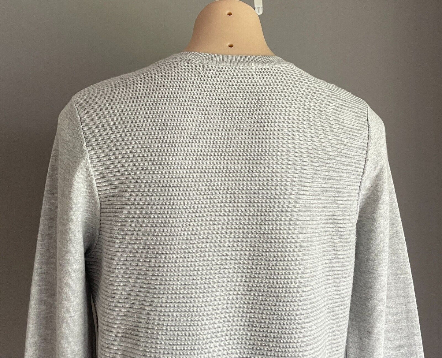 DREAM HOUSE Grey Marl Knit Sweater Jumper  Twofer Long Sleeves Size 10