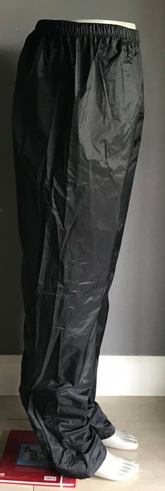 MOTODRY Pants Black Waterproof Rain Moto Motorcycle Riders Mens Size XL NEW