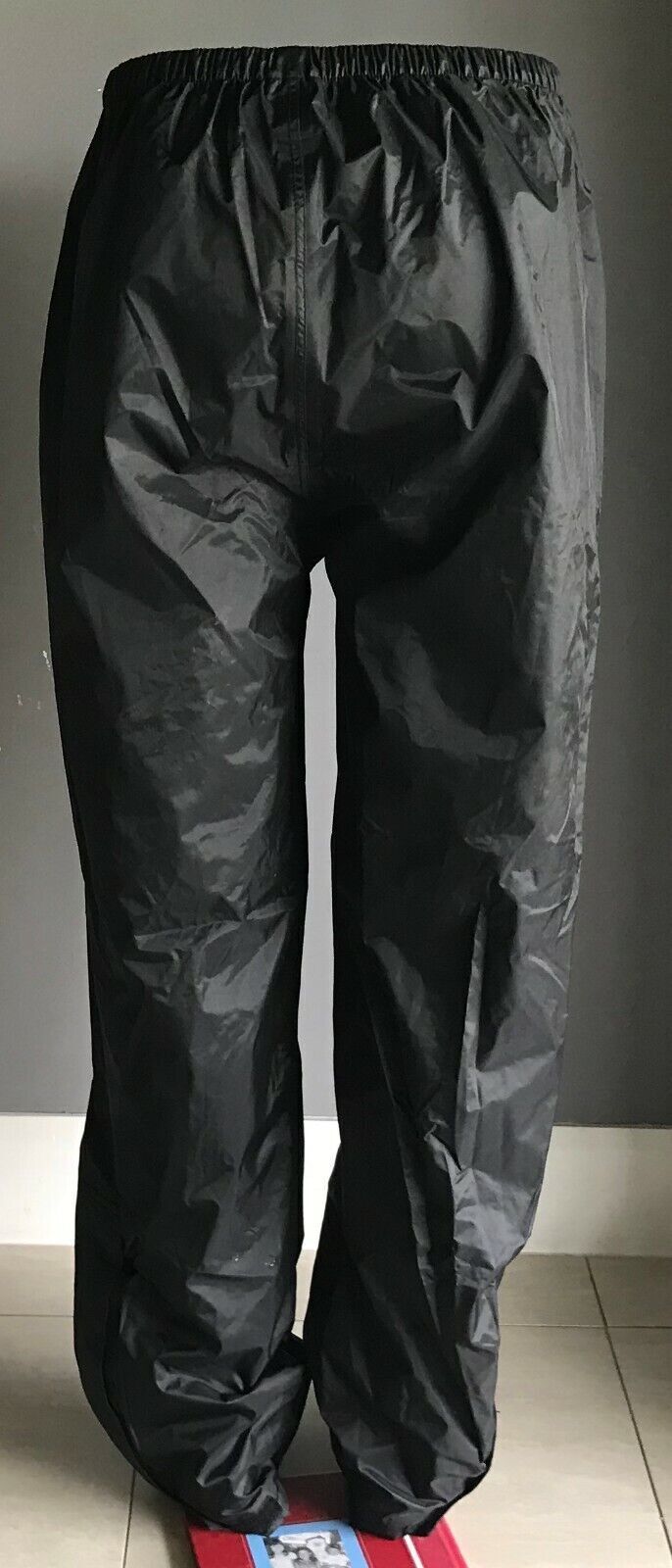 MOTODRY Pants Black Waterproof Rain Moto Motorcycle Riders Mens Size XL NEW