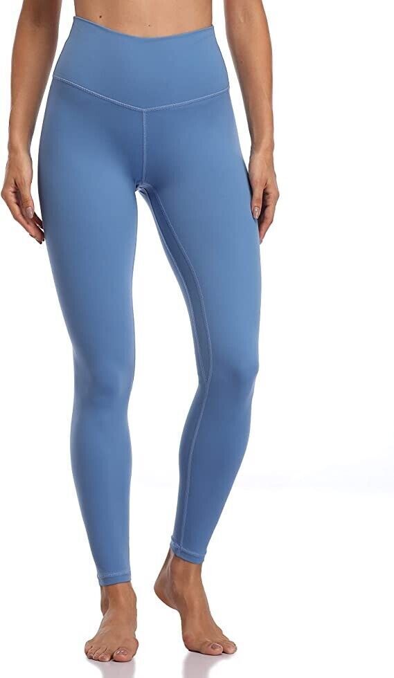 COLORFULKOALA Leggings Blue Full Length High Waist Yoga Gym Size XS Activewear