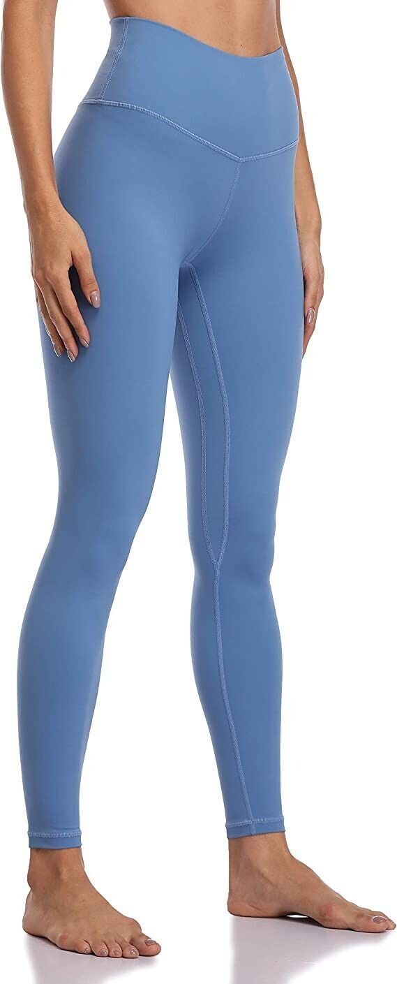 COLORFULKOALA Leggings Blue Full Length High Waist Yoga Gym Size XS Activewear