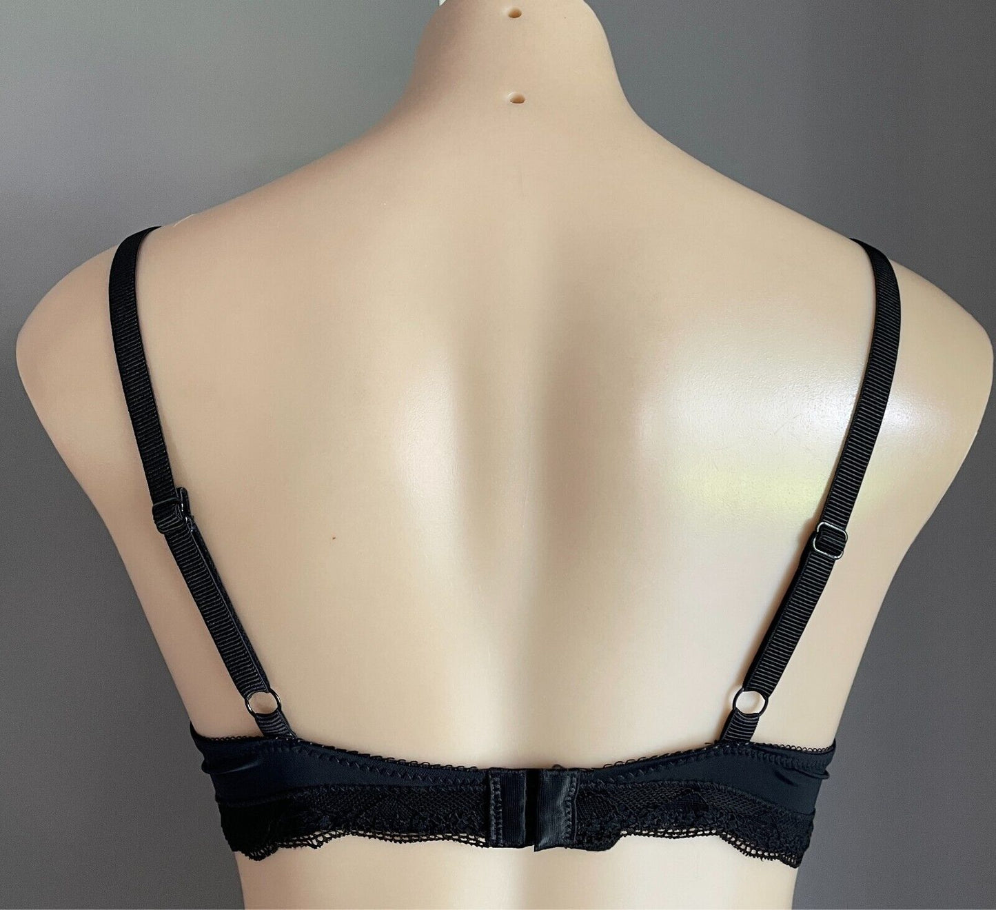 ANKO Black Push Up Bra Size 12B Extra Padding Underwire Adjustable Straps