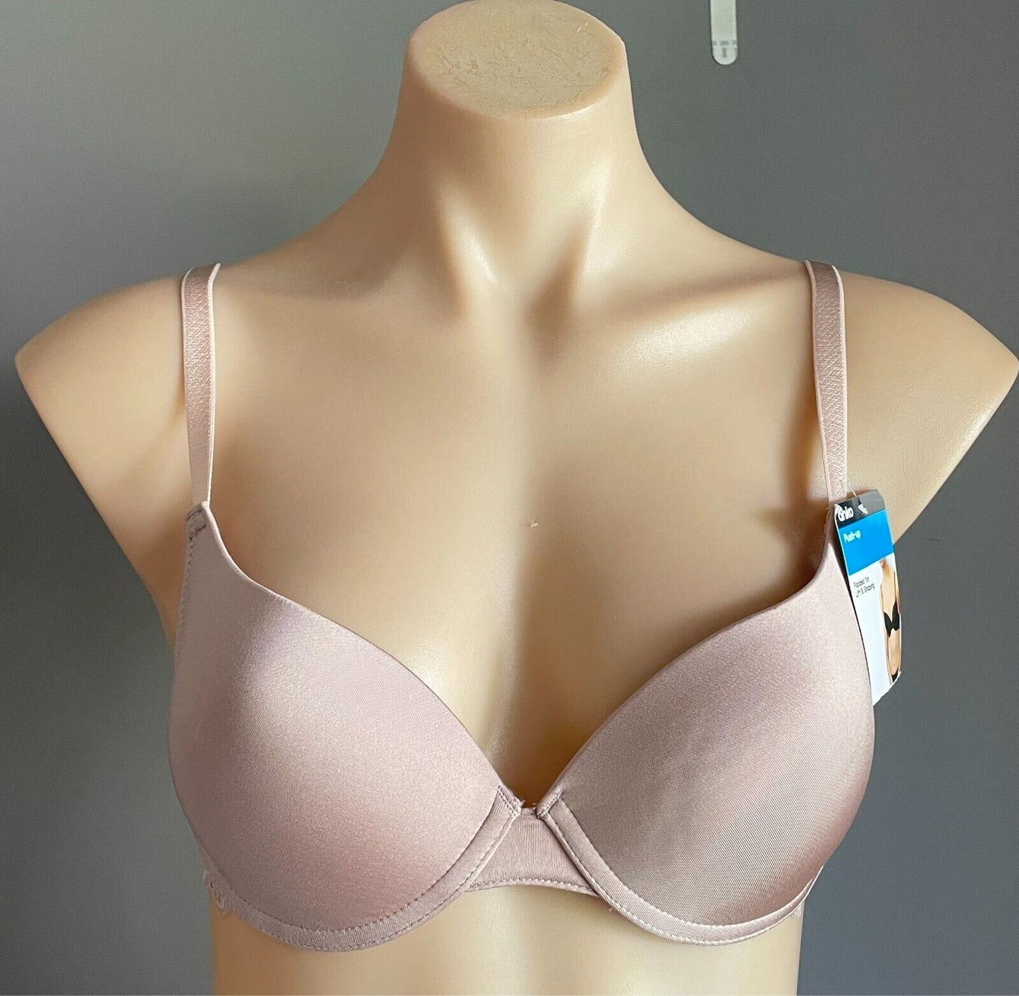 ANKO Sphinx Push Up Bra Size 12B Smooth Cups Lace Wings Adjustable Straps NWT!