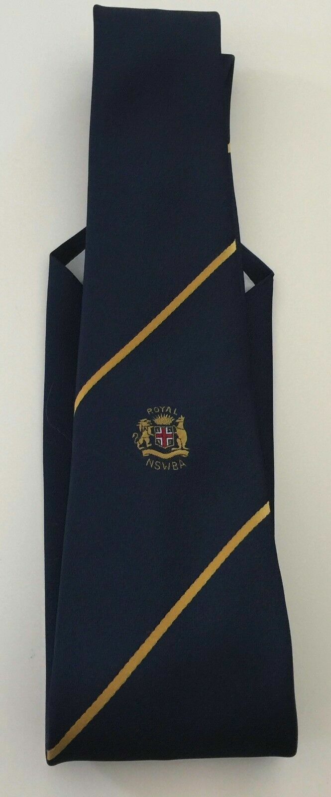 Mens Neck Tie NSW Bowling Association (NSWBA) Classic Width Australia Vintage