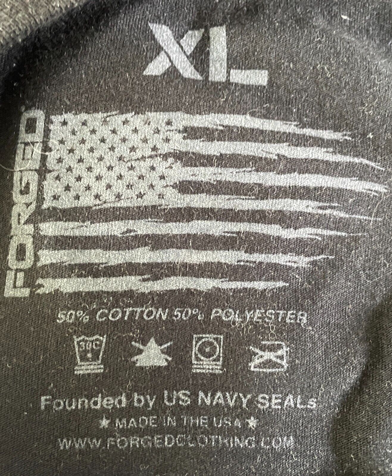 CROSS FIT BRAND X T-Shirt Short Sleeve Black Stay Fit Front & Back Top Sz XL 12