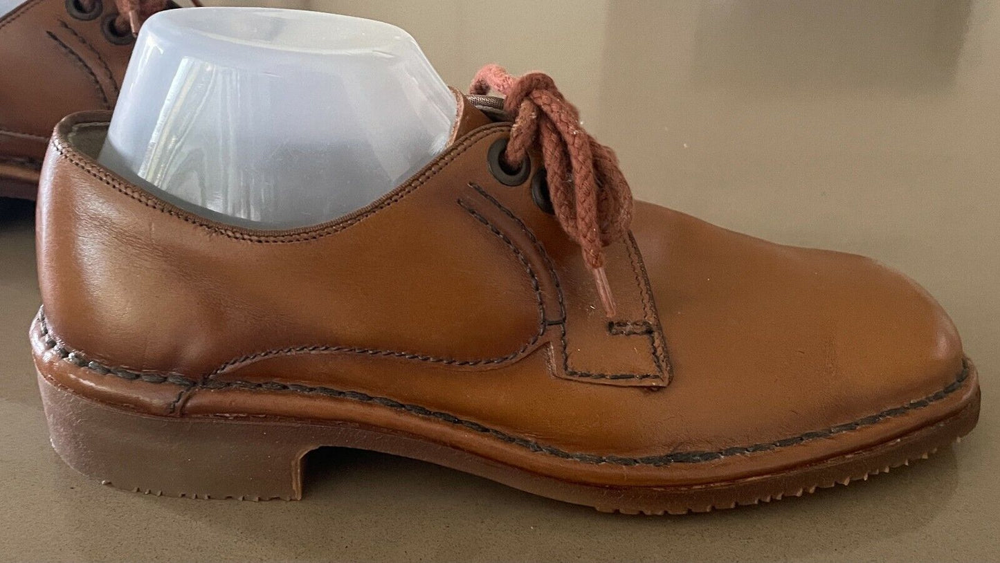 New Vintage HUSH PUPPIES Dress Shoes Lace Up Light Tan Leather Mens Size 6.5E