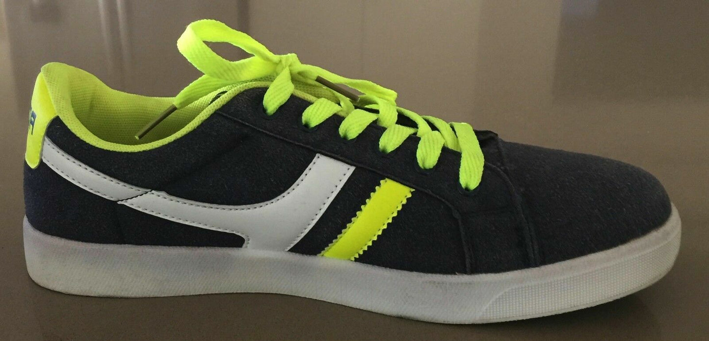 New Mens JADDA Sneakers Lace Up Casual Grey Green White Sports Shoes Size 10.5