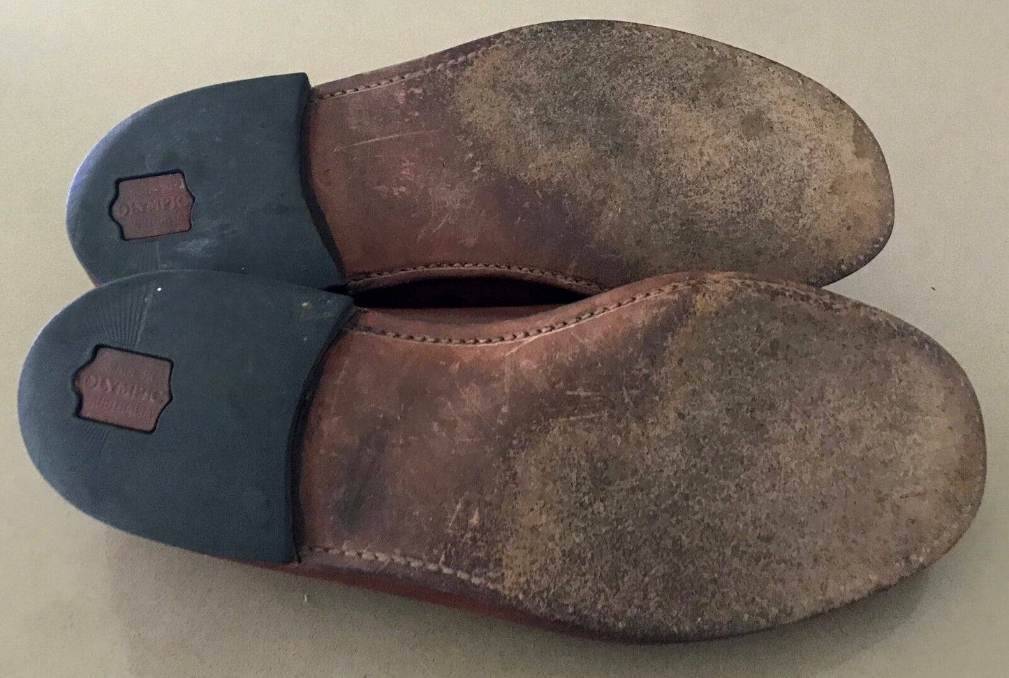 Mens BOSTONIAN SHOES Shoes Tan Leather Loafer Style Size 11