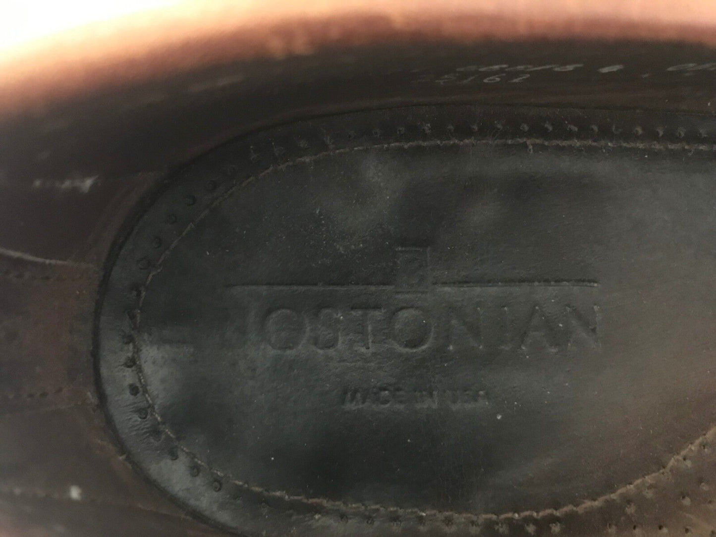 Mens BOSTONIAN SHOES Shoes Tan Leather Loafer Style Size 11