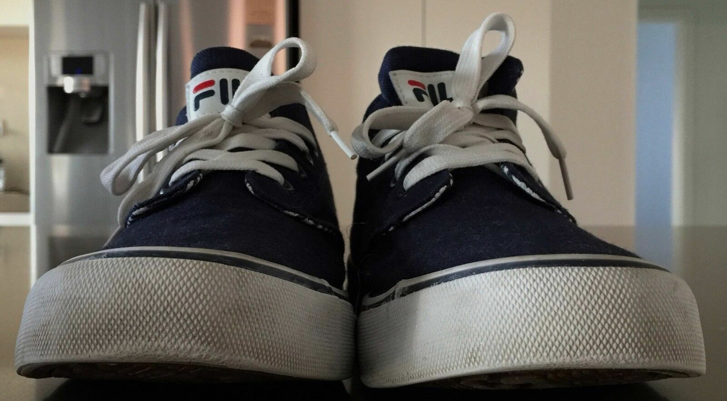 FILA "Farli Walk Plus 4" Casual Shoes Navy & White Mens UK 8 US 9 EU42 Sport New