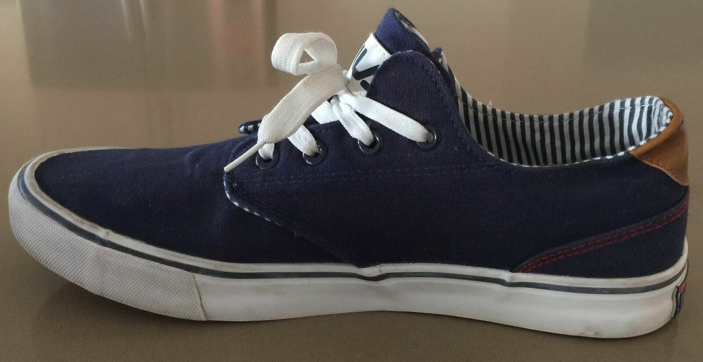 FILA "Farli Walk Plus 4" Casual Shoes Navy & White Mens UK 8 US 9 EU42 Sport New