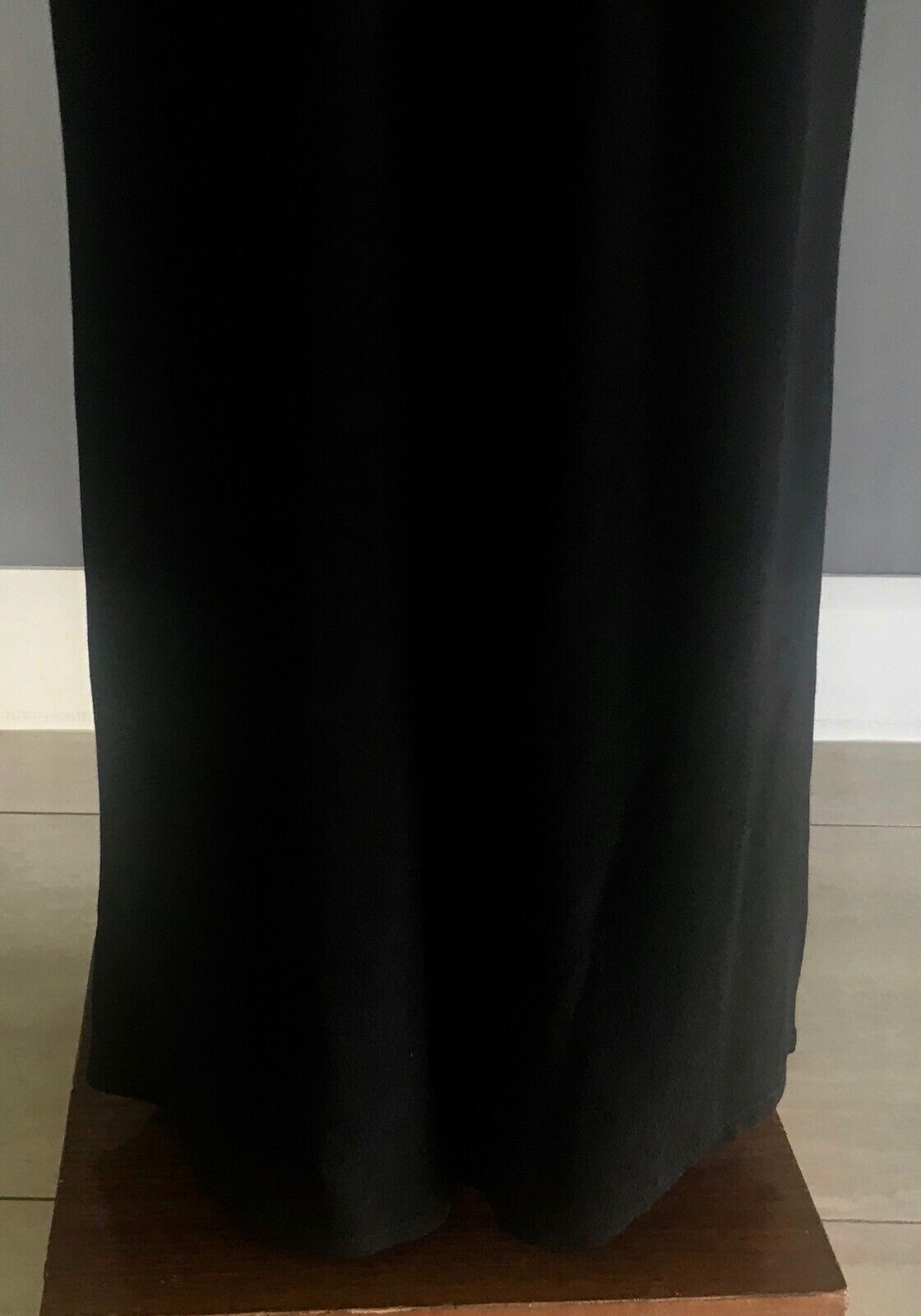ATMOS & HERE Wide Leg Pants Black Elastic Waist w Tassel Whimsigoth Size 12