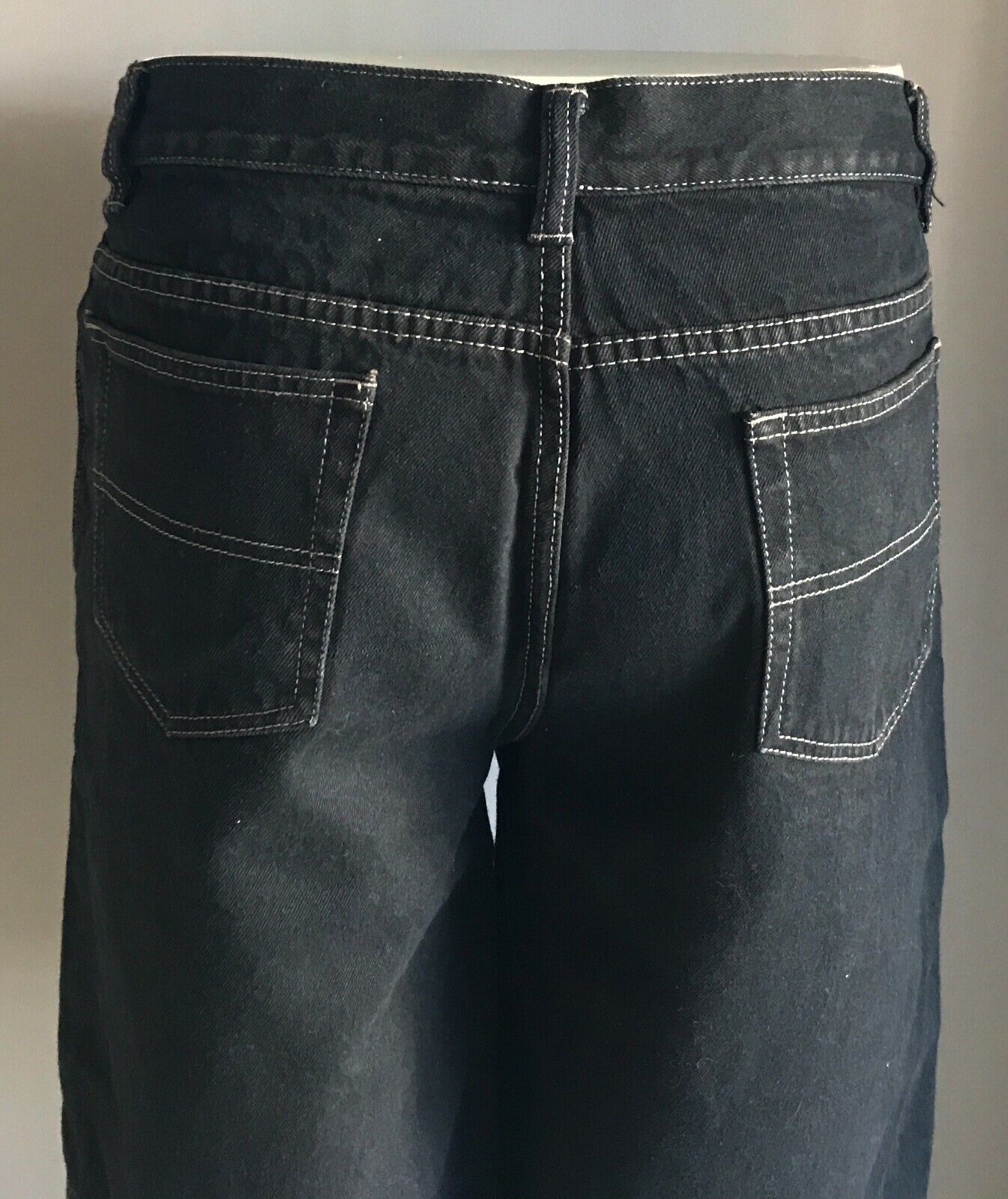Mens KMART Pants Black Denim Shorts Size 97 / 92 cm Waist Dressy Casual Short
