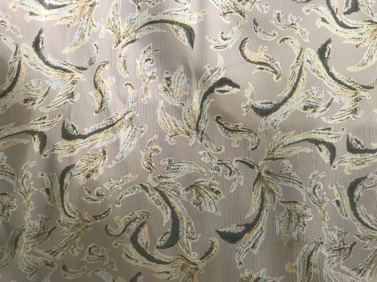 TABLE EIGHT Lounge Pants Taupe Print Wide Leg Elastic Waist Smart Casual Size 14