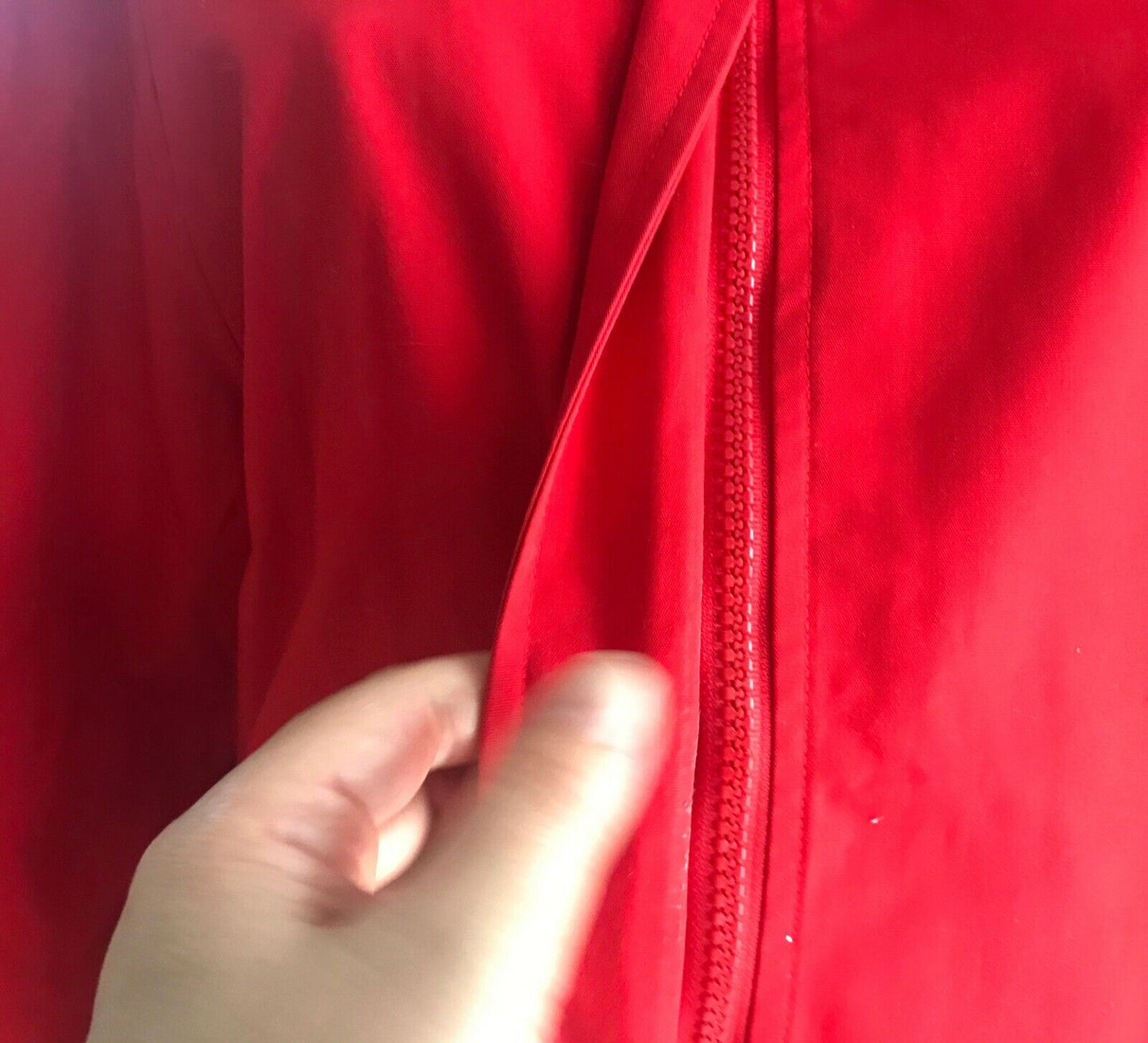 REGINE Jacket Red Soft Shell Baseball Style Windcheater Ladies Size S 10 Vintage