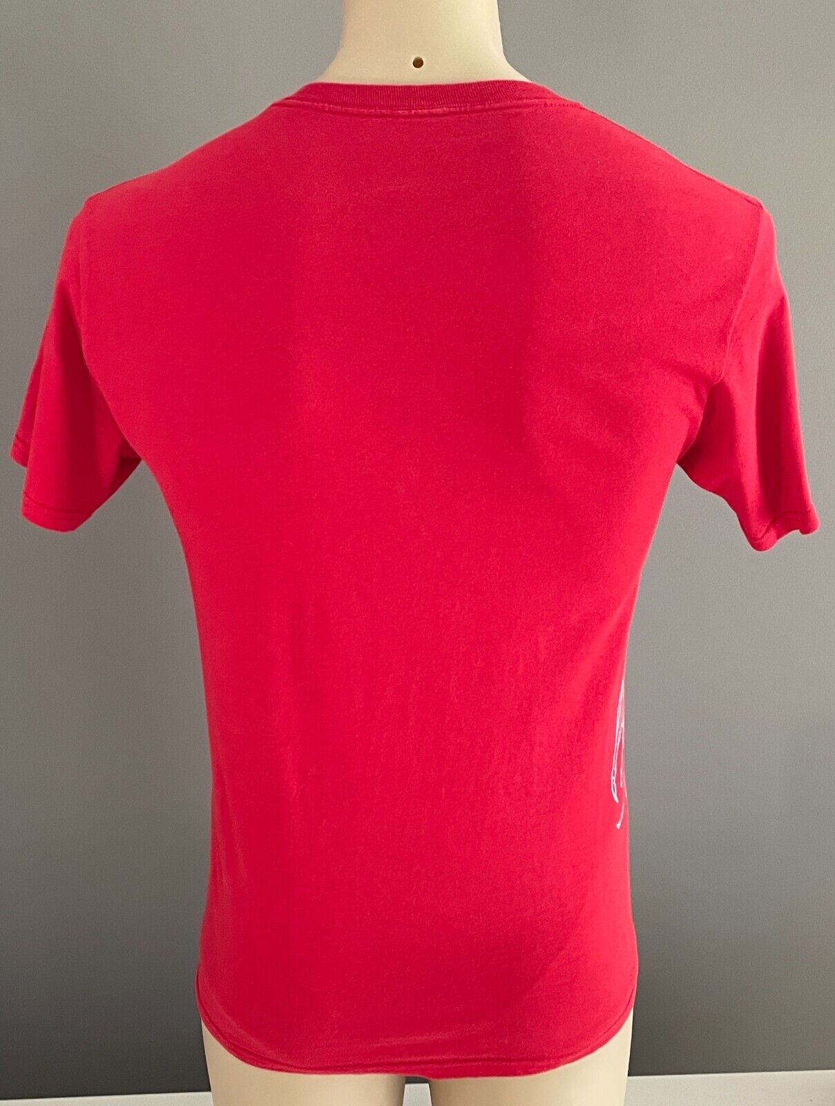 DUNGEONS & DRAGONS T-Shirt Red Short Sleeve Unisex Size S Chest Print 90cm 2018