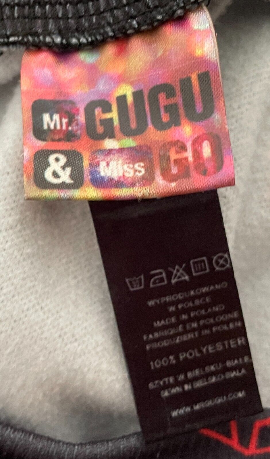 MR GUGU & MISS GO Transformers Mask Fleece Sweatshirt L Brown Mauve Coral NEW
