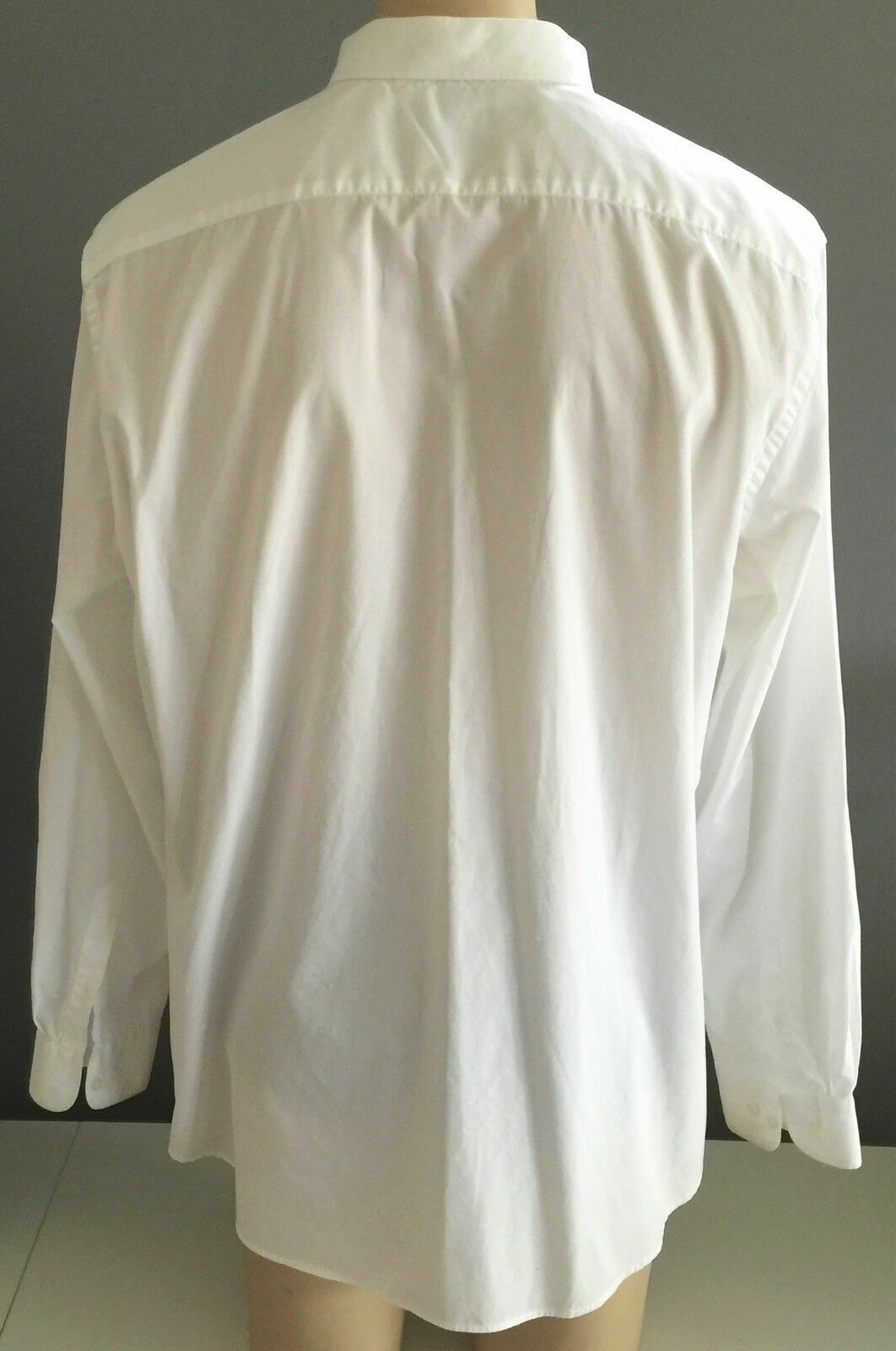 Mens LIMITED EDITIONS White Shirt Long Sleeve Dress Shirt Plus Size XXXL Formal