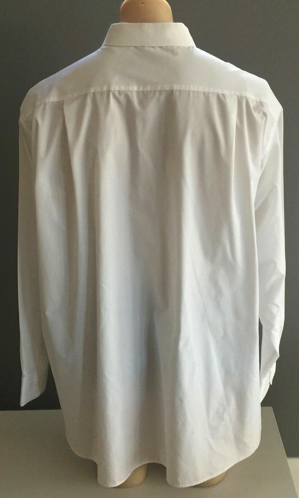 Mens CASSINI White Shirt Long Sleeve Classic Size 49 Neck 152 Chest