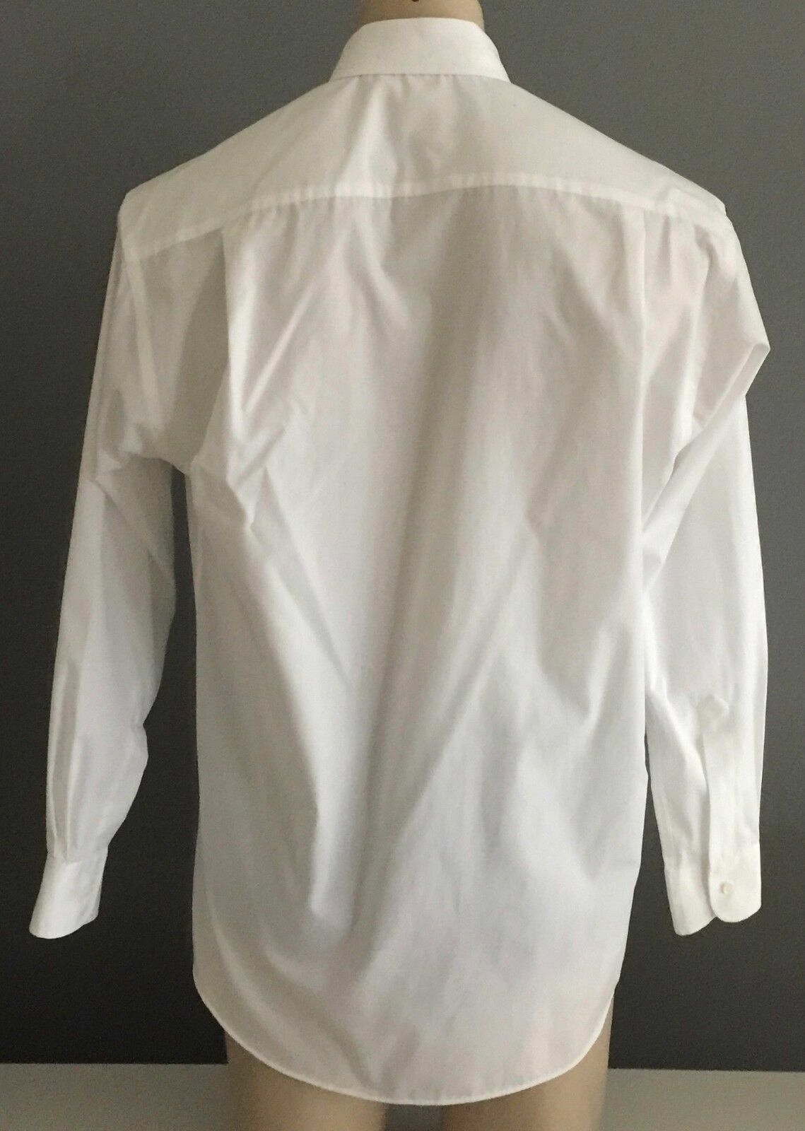 Mens SHIRTMASTER White Shirt Long Sleeve Classic Fit Mens Size 39 Smart Office