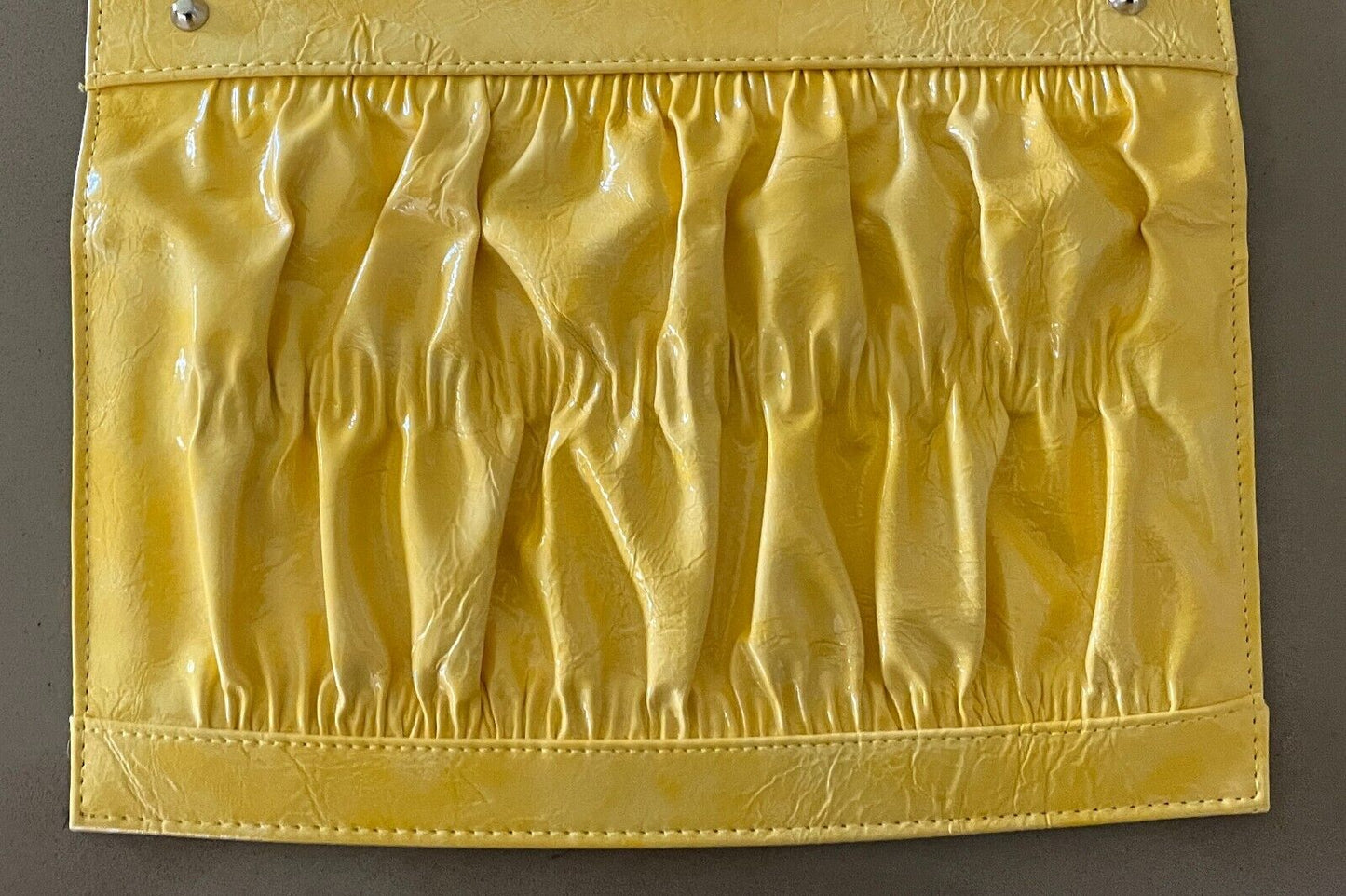 MICHE Patent Yellow  Magnetic Shell Handbag Cover - SHELL ONLY Clutch Bag NEW
