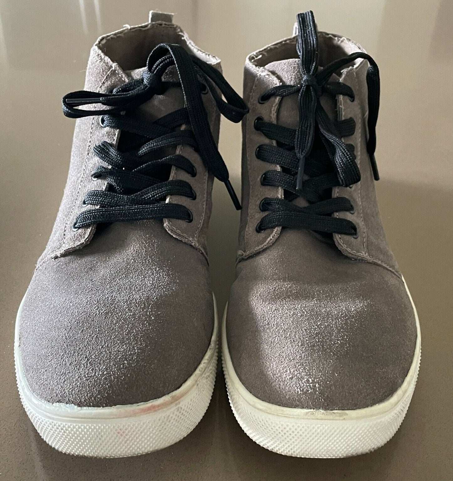 Mens DESERT BOOTS Taupe Suede Upper Lace Up Casual Size 11 style 58671283 UE0116