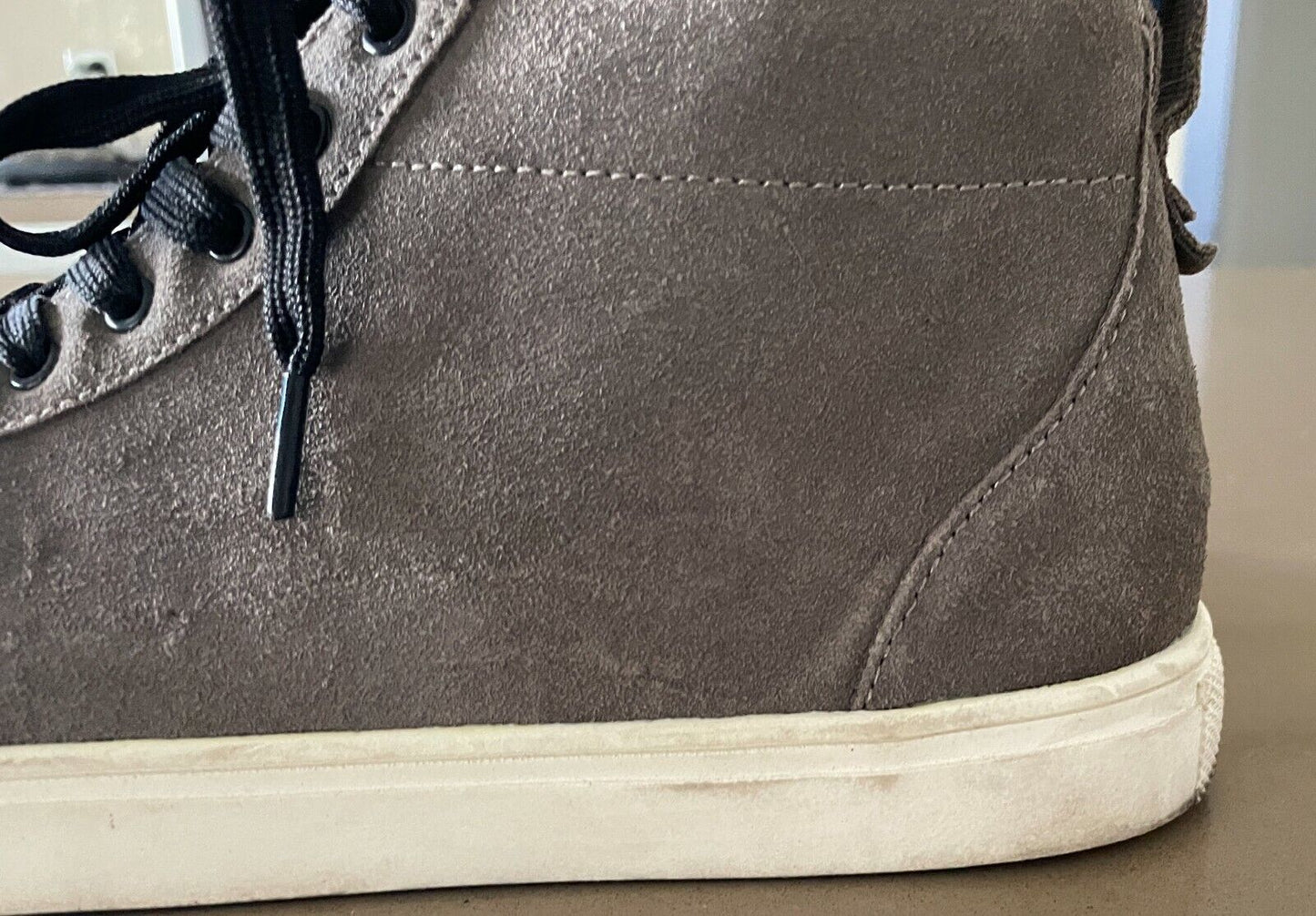 Mens DESERT BOOTS Taupe Suede Upper Lace Up Casual Size 11 style 58671283 UE0116
