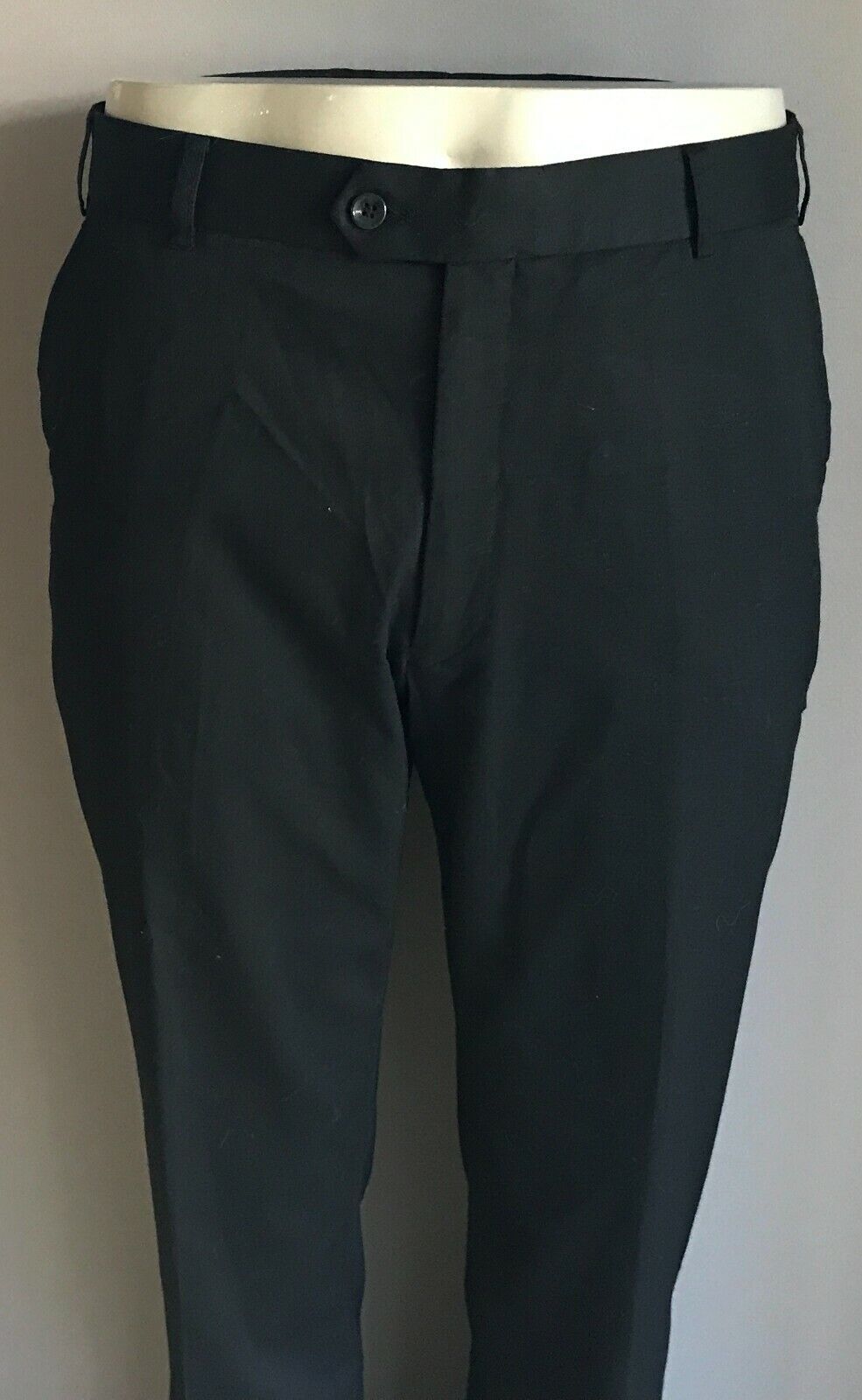 Mens NNT Work Pants Black Straight Leg Full Regular Length Size 92cm 36 cm Waist