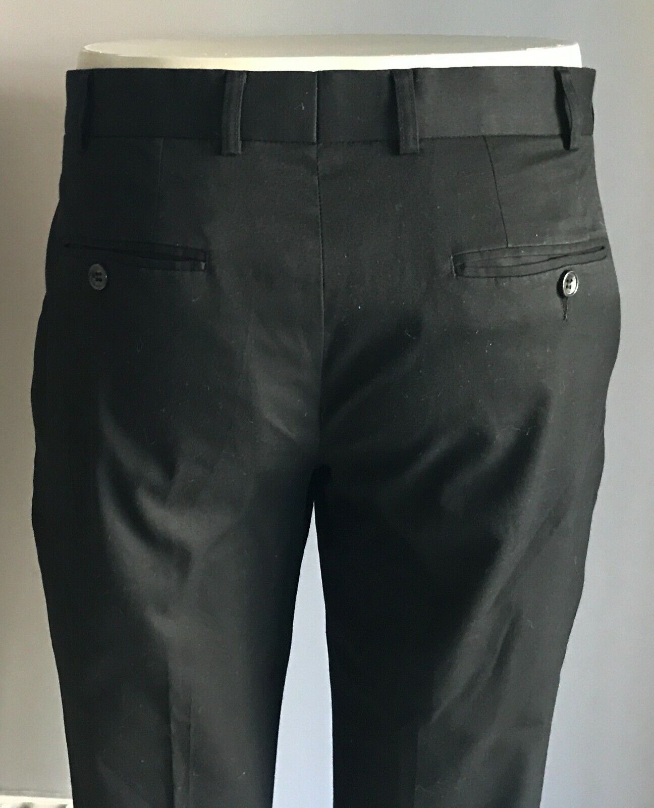 Mens NNT Work Pants Black Straight Leg Full Regular Length Size 92cm 36 cm Waist