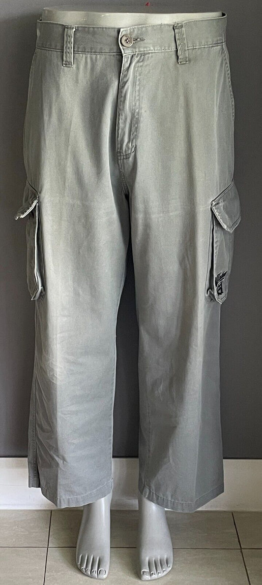 Mens Cargo Pants BILLABONG Light Khaki Full Length Size 36 94cm Waist