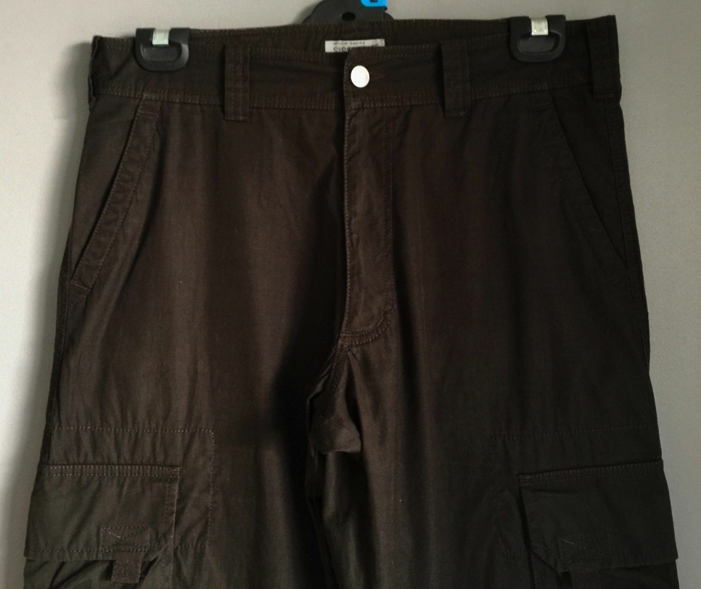Mens Cargo Pants SISSY BOY Brown Skater Long Shorts Retro Style Size M 32W NEW