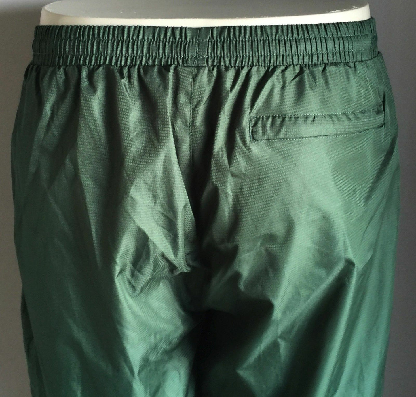 Mens BIZ COLLECTION HiViz Pants Track Green & Silver Loose Fit Polyester Size XL