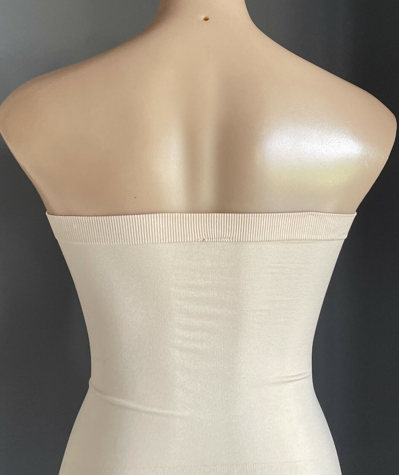 TRIUMPH Slip Dress ShapeWear Beige Seamless Strapless Mild Compression Size L
