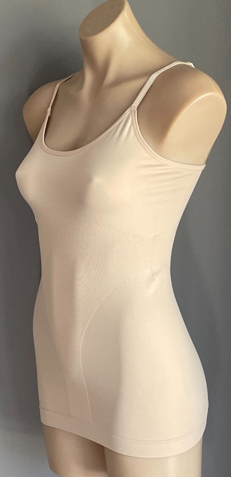 ShapeWear Tank TOP Nude Seamless Shaping Sleeveless Style Cami Camisole Size 14