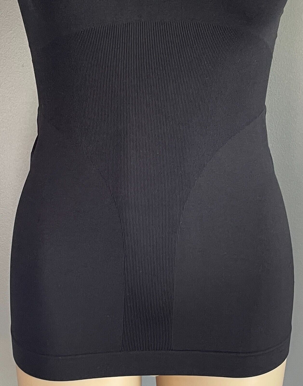 ANKO ShapeWear Tank Top Black Seamless Sleeveless Cami Camisole Sz 14 Shape Wear