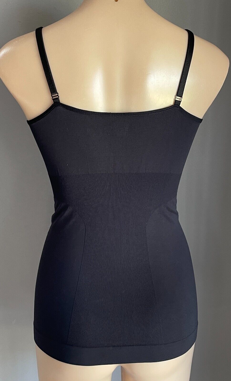 ANKO ShapeWear Tank Top Black Seamless Sleeveless Cami Camisole Sz 14 Shape Wear