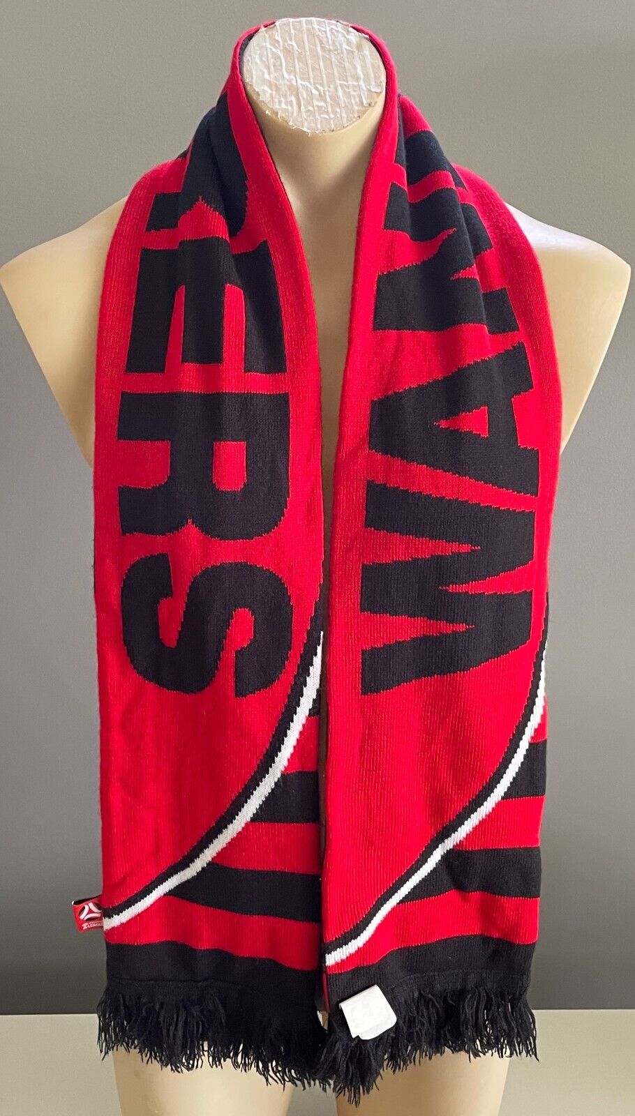 Fan Scarf WESTERN SYDNEY WANDERERS FC Knit Fringed Rectangle Football Soccer NEW