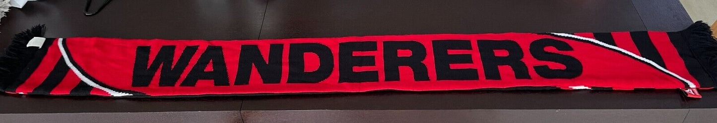 Fan Scarf WESTERN SYDNEY WANDERERS FC Knit Fringed Rectangle Football Soccer NEW