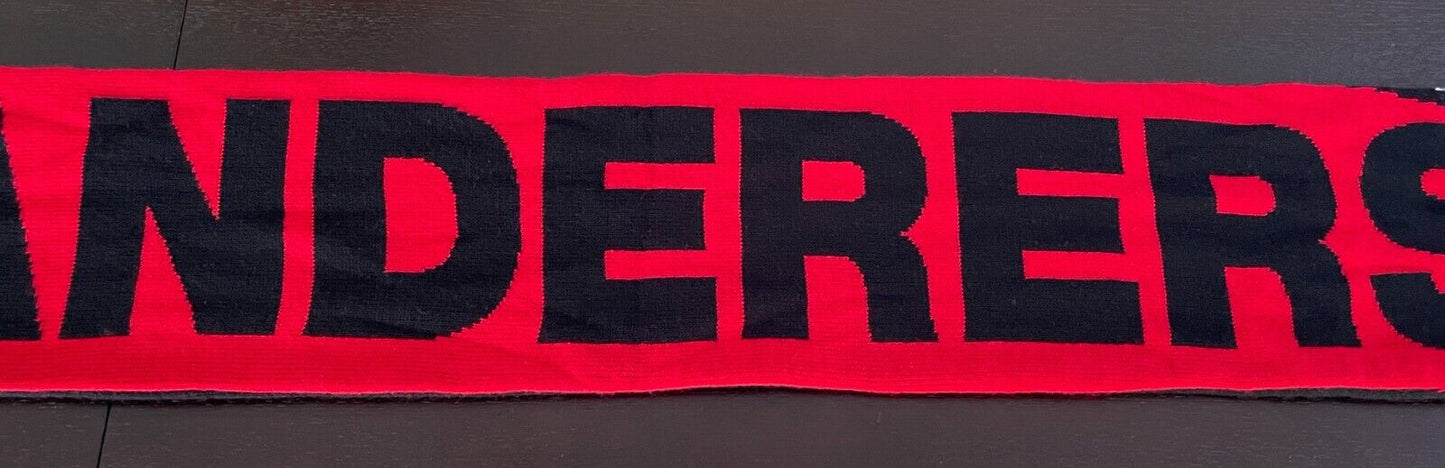 Fan Scarf WESTERN SYDNEY WANDERERS FC Knit Fringed Rectangle Football Soccer NEW