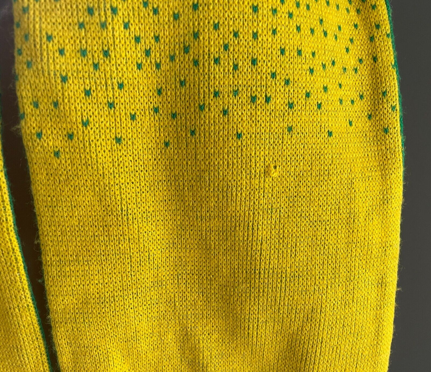 Fan Neck Scarf SOCCEROOS AUSTRALIA Green Gold Fringed Soccer Football Reversible