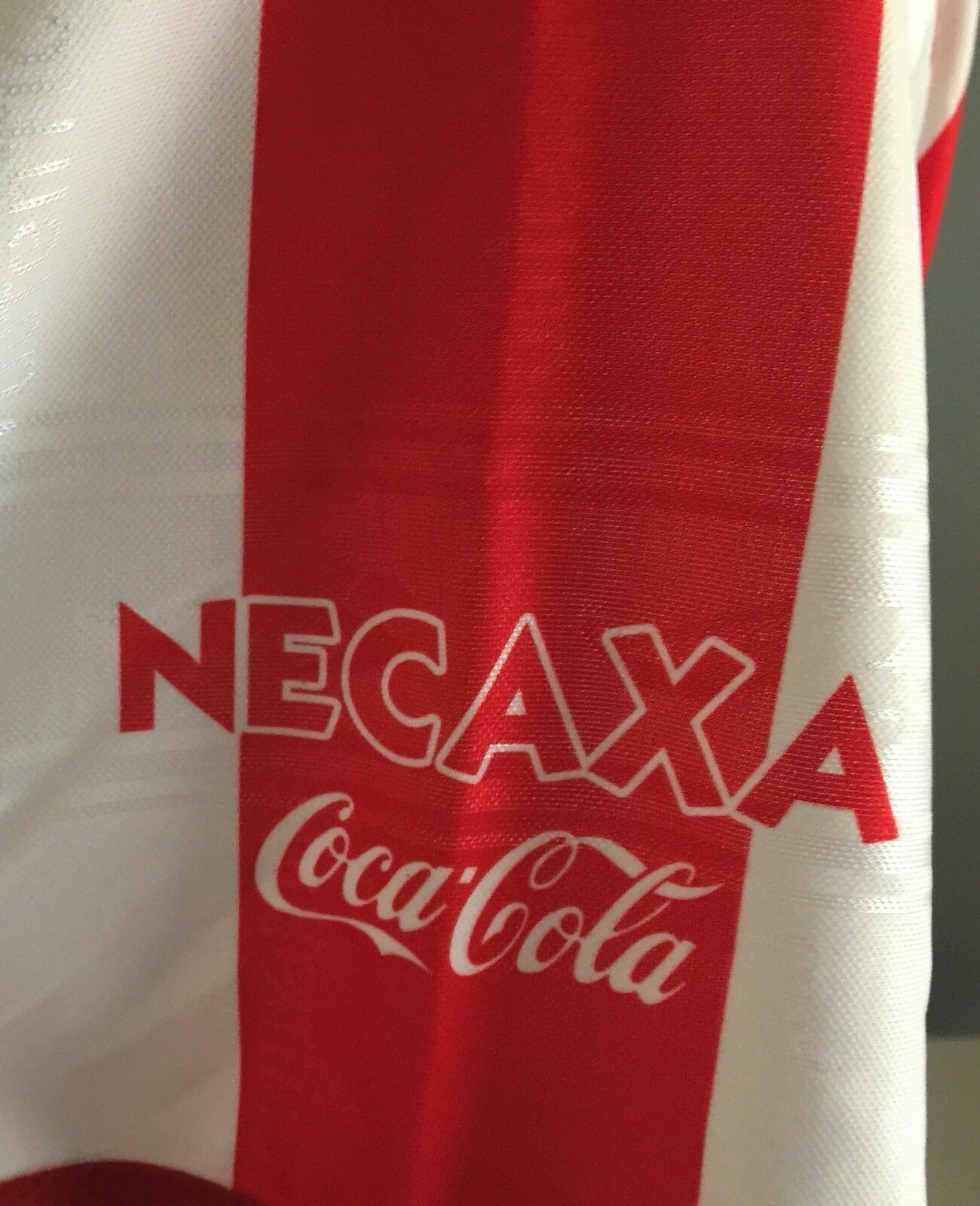 Fan Jersey NECAXA XL Mexican Soccer Football Authentica BIMBO Victoria RAYOS T