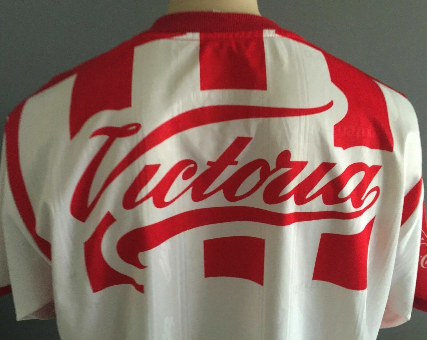 Fan Jersey NECAXA XL Mexican Soccer Football Authentica BIMBO Victoria RAYOS T