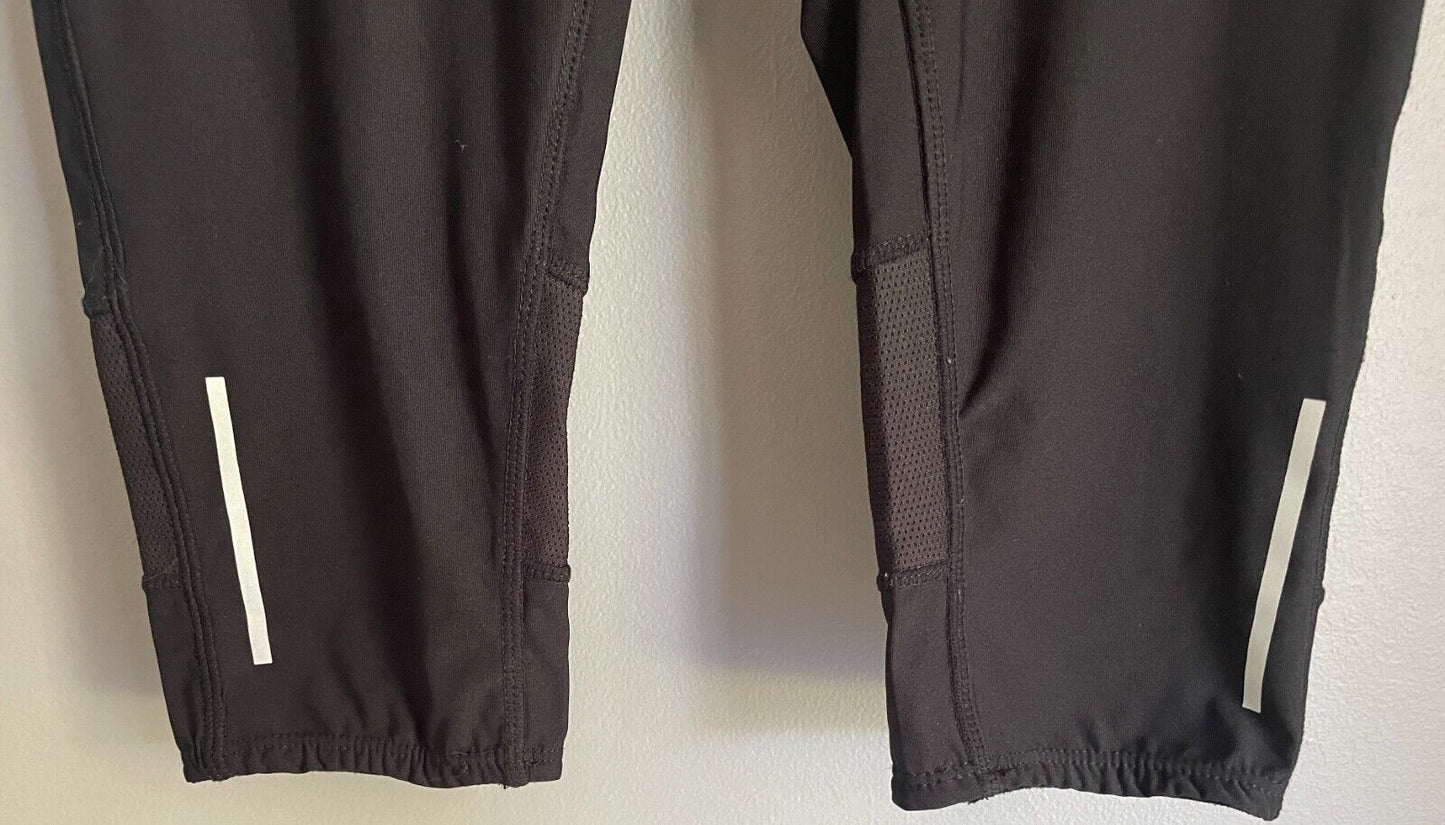 INSPORT ATHLETIC Running Black 3/4 Tights Gym Sports Size 10 Activewear
