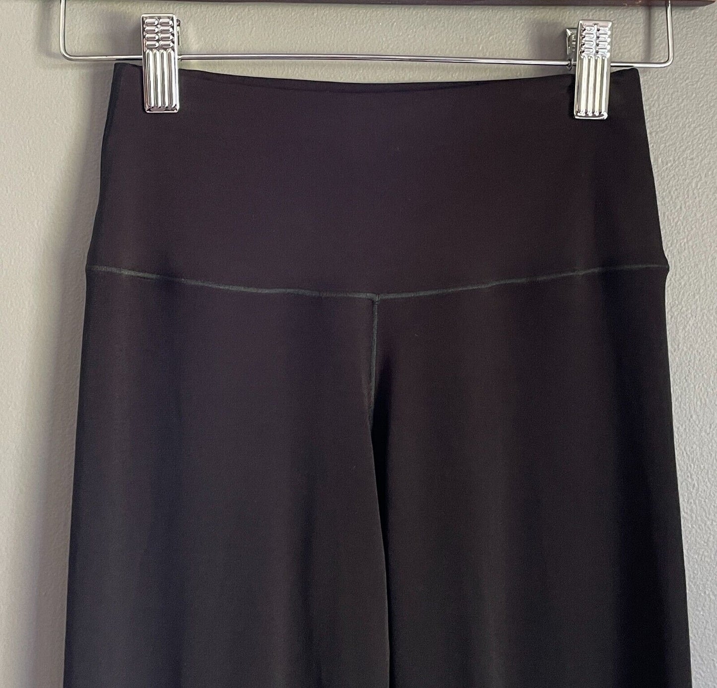EVA VARRO Leggings Black Full Length Stretch Activewear Pants Size XS 8 USA NEW