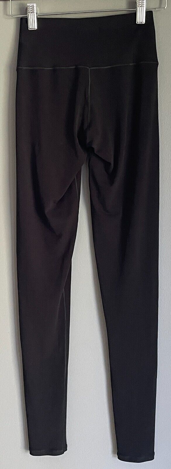 EVA VARRO Leggings Black Full Length Stretch Activewear Pants Size XS 8 USA NEW