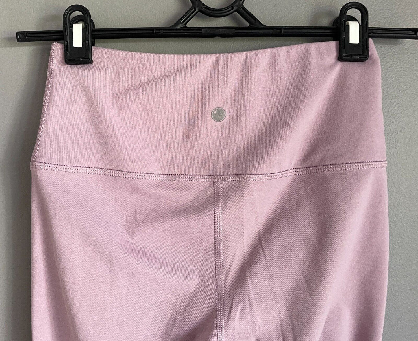 YOGALICIOUS Gray Ridge Mauve Lux High Waist Full Length Leggings Size XS 26 inch