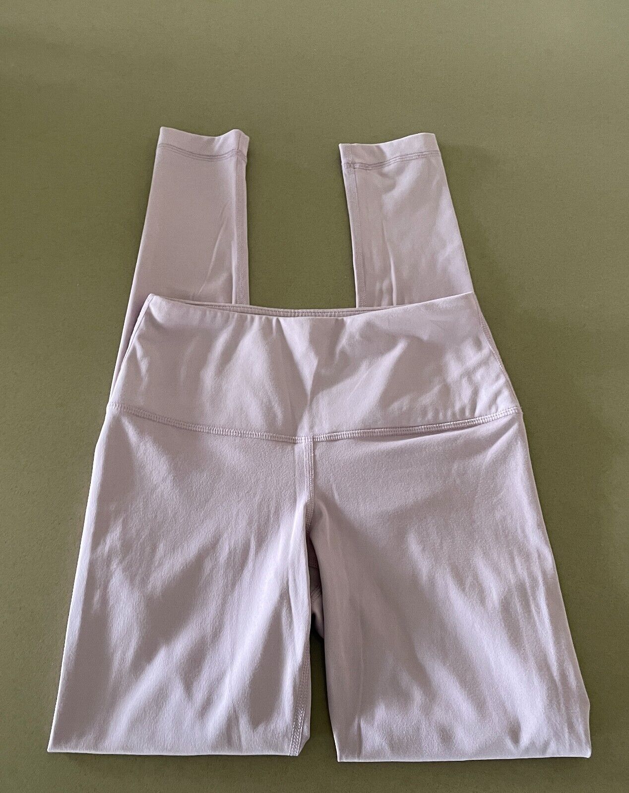 YOGALICIOUS Gray Ridge Mauve Lux High Waist Full Length Leggings Size XS 26 inch