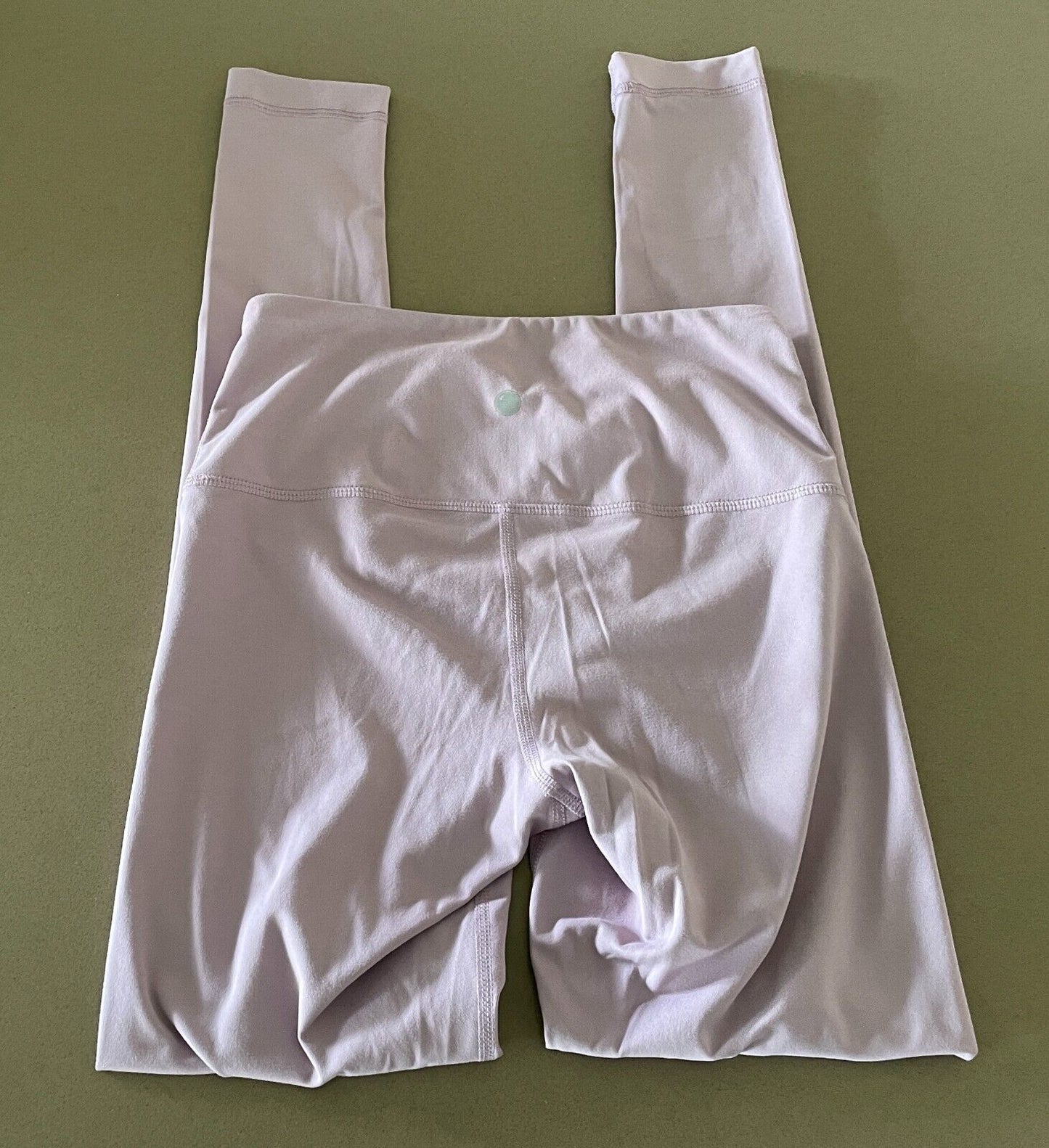 YOGALICIOUS Gray Ridge Mauve Lux High Waist Full Length Leggings Size XS 26 inch